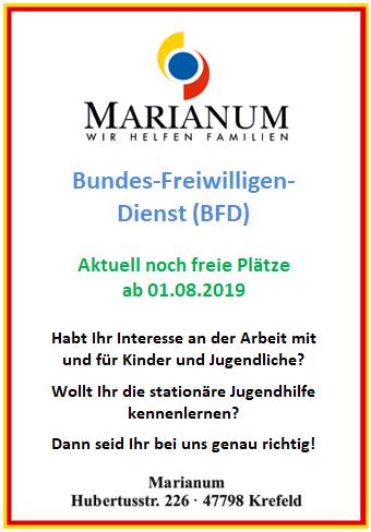 Erstes Jahr im Bundesfreiwilligendienst