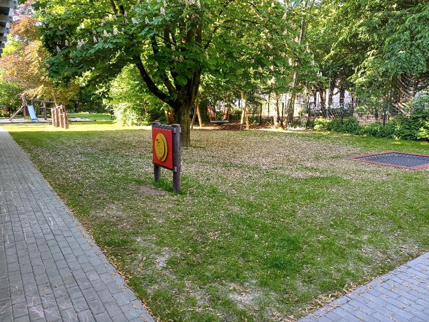 Außenspielgelände der Kita Blumenwiese