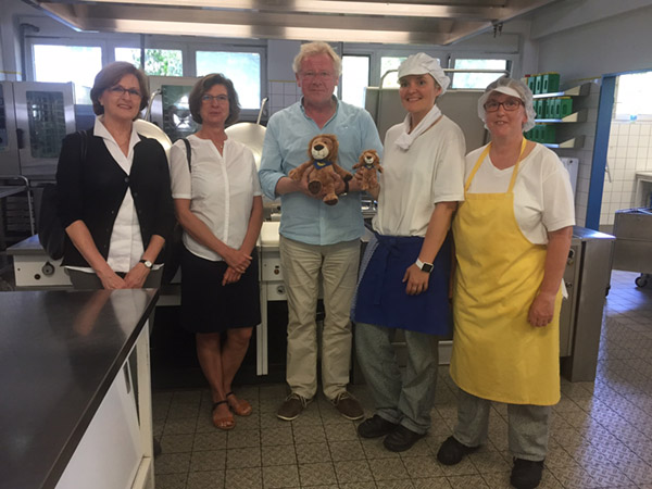 Lions-Club Rheintor besuchte uns mit Mensa-Spende